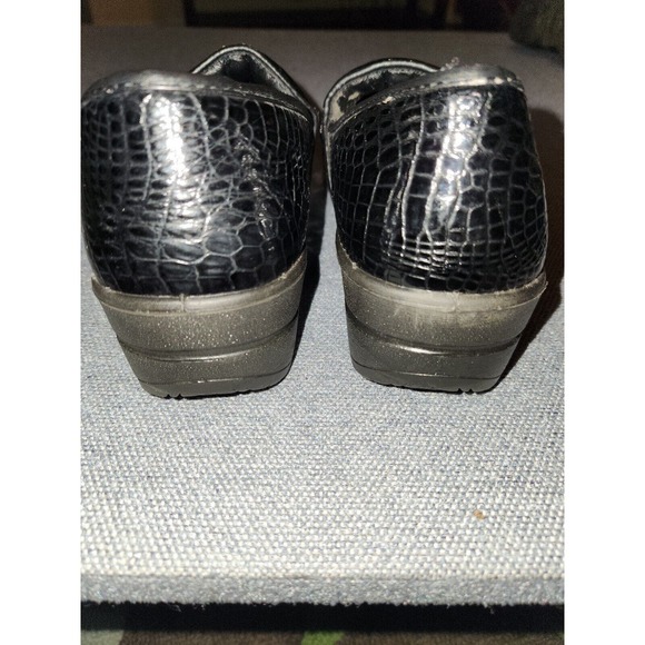 Womens Black Nursing Clogs Jayla Sz 9W Wide Nurses Slip On Air Flex Comfort Shoe - Picture 3 of 5